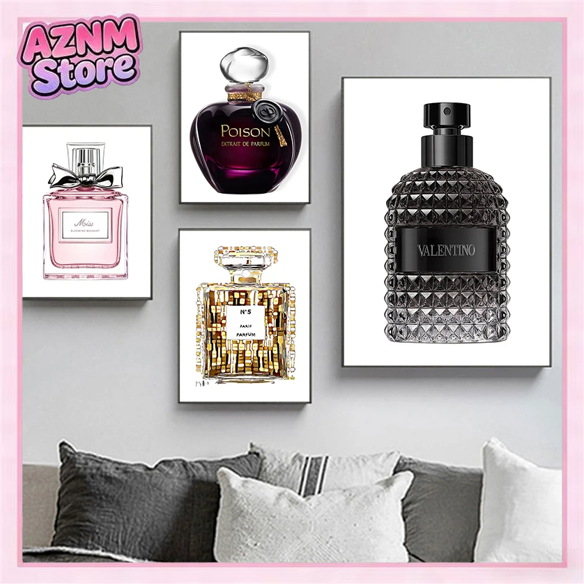 Home Fragrance Room Spray - 1 szt. bezramowy minimalistyczny obraz na